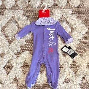 Nike Kids Lavender One Piece with Red Accents